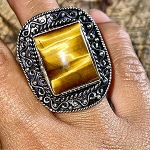 Golden Tigereye Ring Size 7